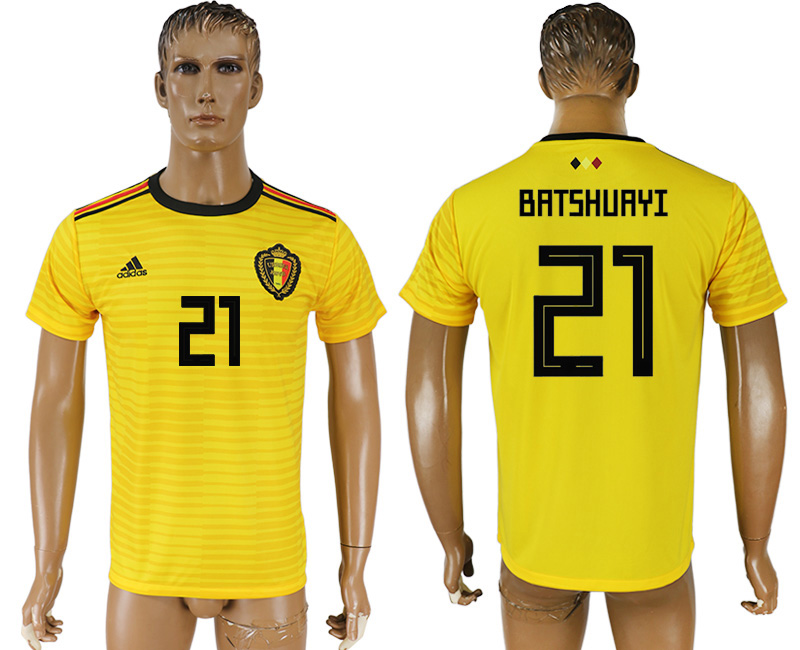 Coupe du monde 2018 Maillot de foot BELGIQUE #21 BATSHUAYI